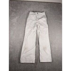 faherty corduroy pants patch‎ pockets flare pants 29 Cream